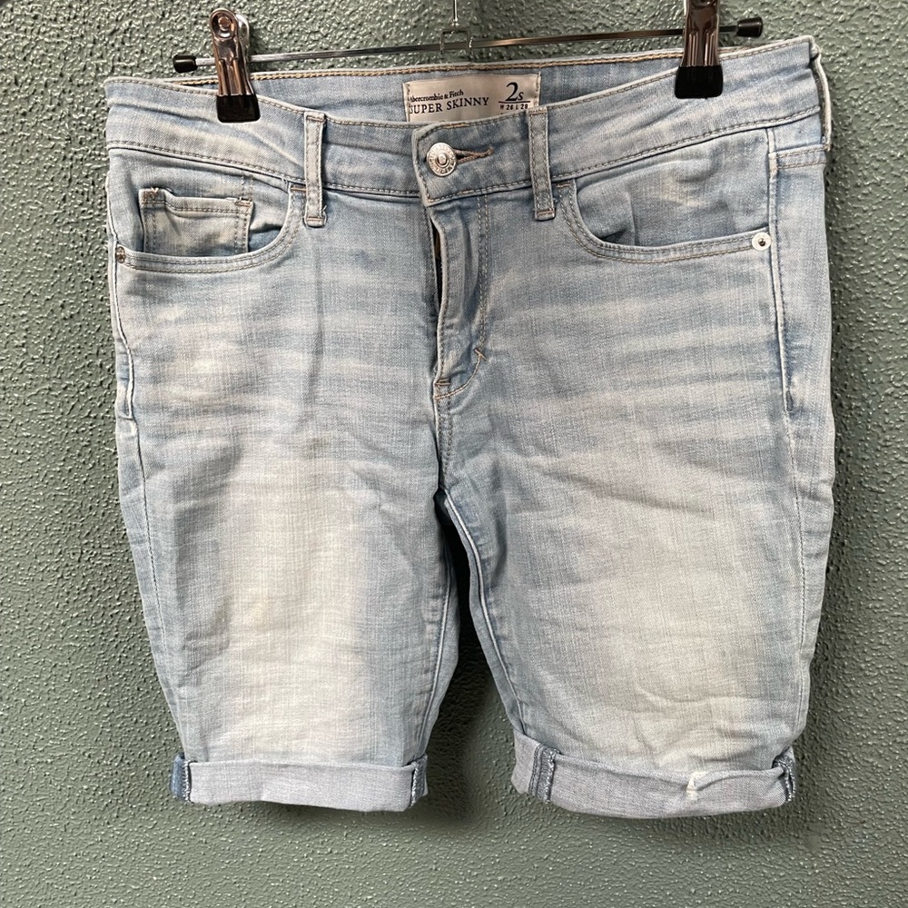 Light Blue Denim Shorts